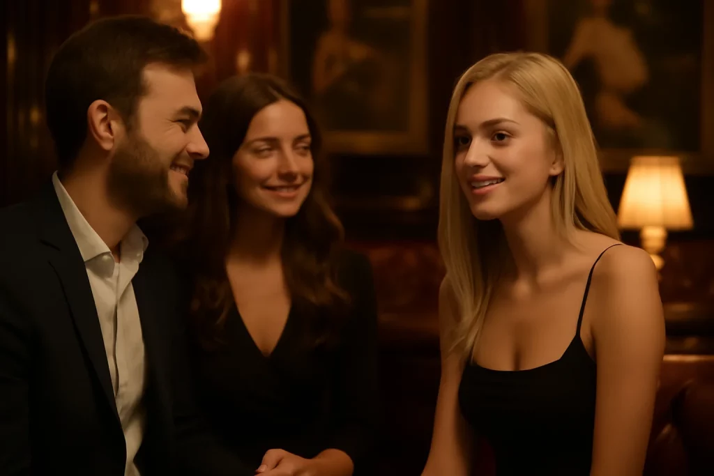 Paar Escort in einem Wiener Sexclub